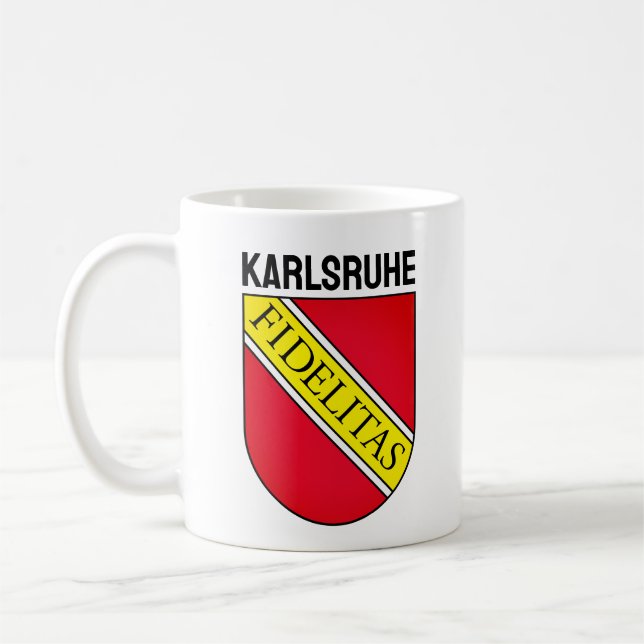 Taza De Café Escudo de Karlsruhe, ALEMANIA (Izquierda)