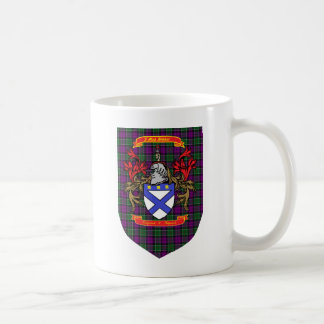 Taza De Café Escudo de Kirkpatrick Kilpatrick en el tartán de