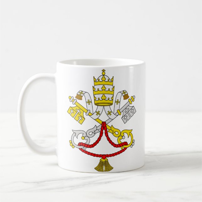 Taza De Café Escudo de la Ciudad del Vaticano (Izquierda)