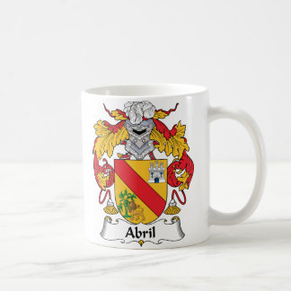 Taza De Café Escudo de la familia de Abril