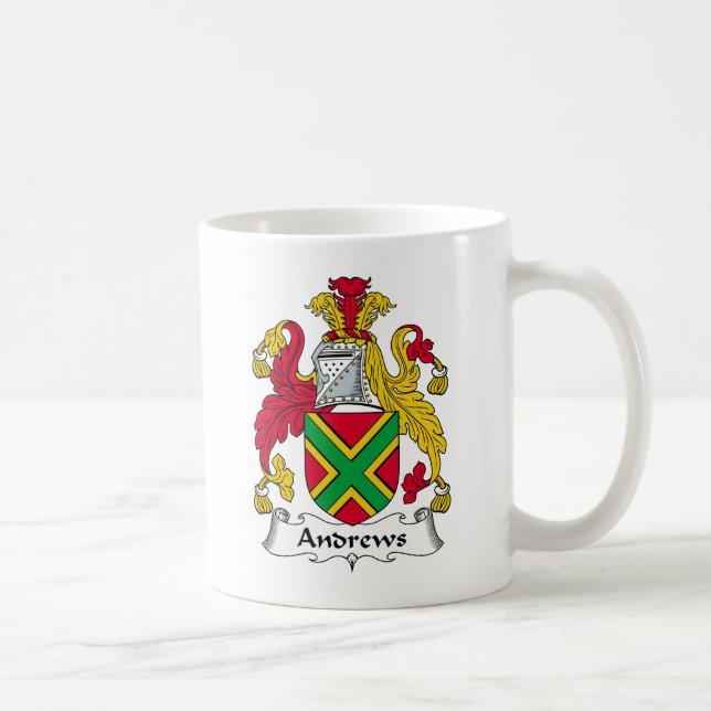 Taza De Café Escudo de la familia de Andrews (Derecha)