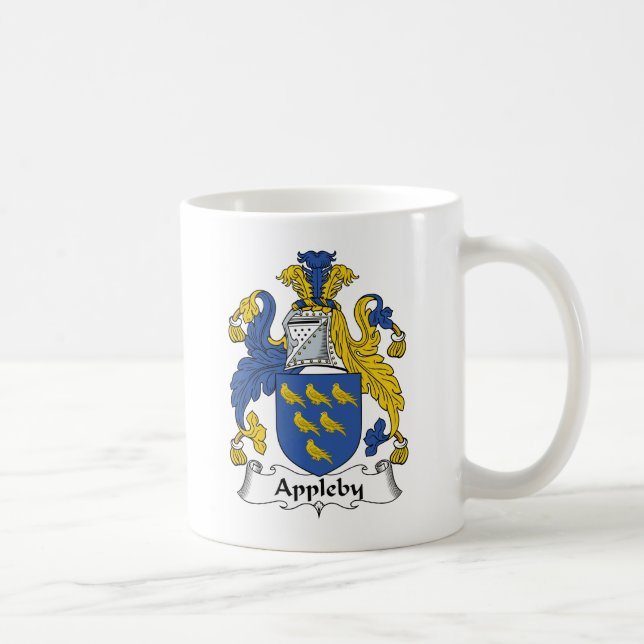 Taza De Café Escudo de la familia de Appleby (Derecha)