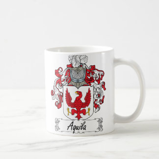 Taza De Café Escudo de la familia de Aquila