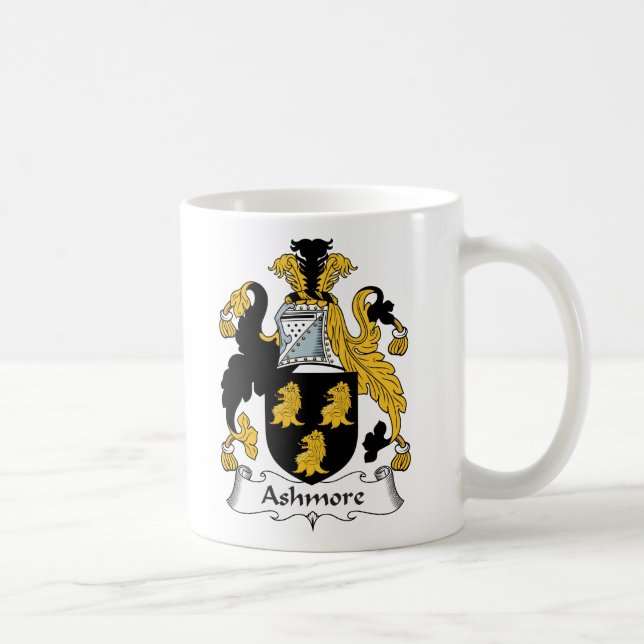 Taza De Café Escudo de la familia de Ashmore (Derecha)