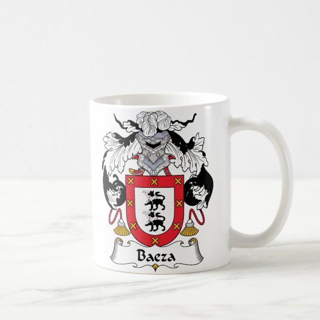 Taza De Café Escudo de la familia de Baeza (Derecha)