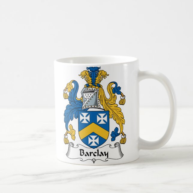 Taza De Café Escudo de la familia de Barclay (Derecha)