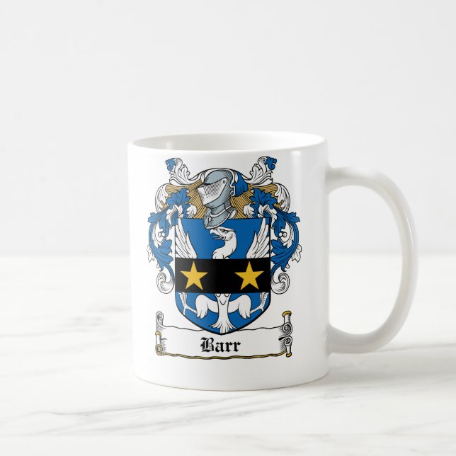 Taza De Café Escudo de la familia de Barr (Derecha)