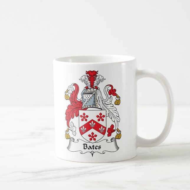 Taza De Café Escudo de la familia de Bates (Derecha)