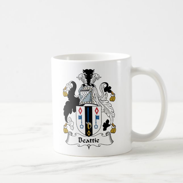 Taza De Café Escudo de la familia de Beattie (Derecha)