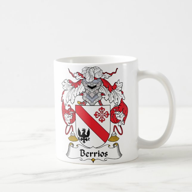 Taza De Café Escudo de la familia de Berrios (Derecha)