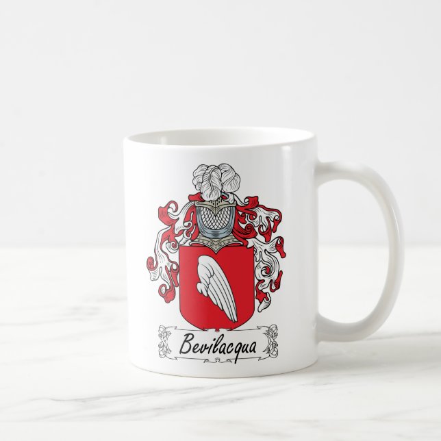 Taza De Café Escudo de la familia de Bevilacqua (Derecha)