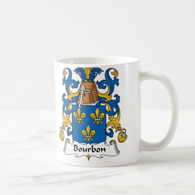 Taza De Café Escudo de la familia de Borbón (Derecha)