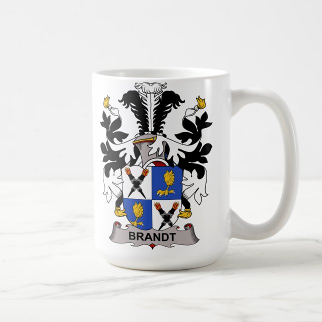 Taza De Café Escudo de la familia de Brandt (Derecha)
