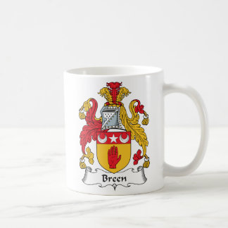 Taza De Café Escudo de la familia de Breen