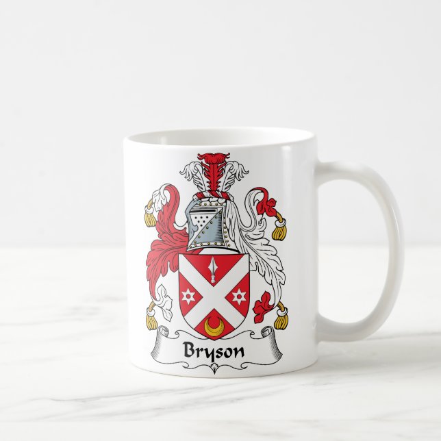 Taza De Café Escudo de la familia de Bryson (Derecha)
