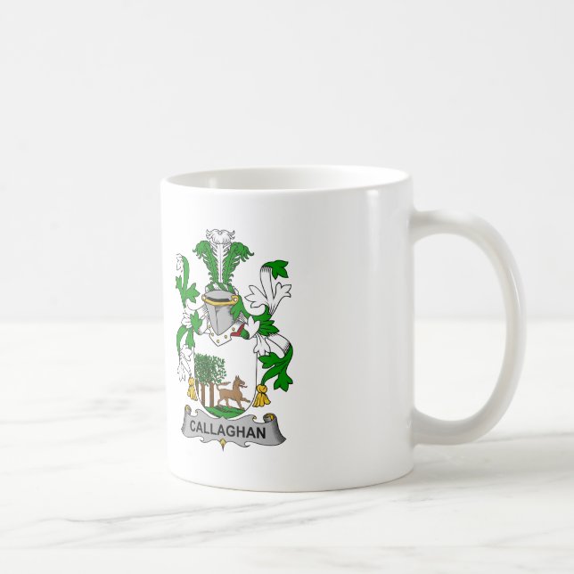 Taza De Café Escudo de la familia de Callaghan (Derecha)