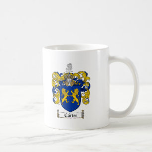 TAZA DE CAFÉ ESCUDO DE LA FAMILIA DE CARRETERO - ESCUDO DE