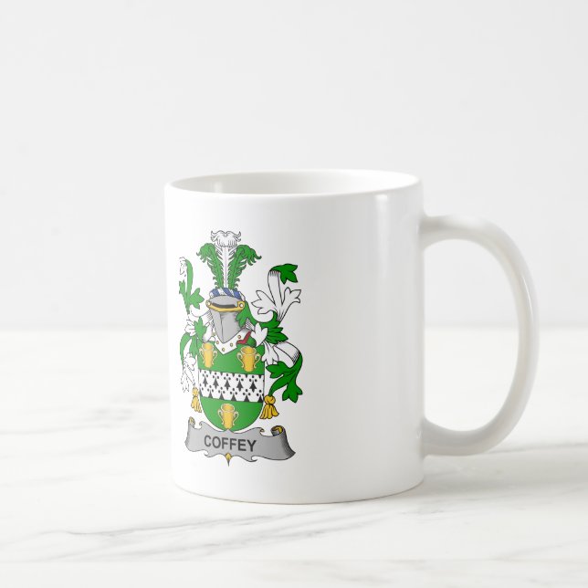 Taza De Café Escudo de la familia de Coffey (Derecha)