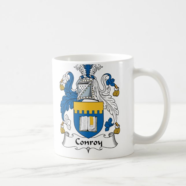 Taza De Café Escudo de la familia de Conroy (Derecha)