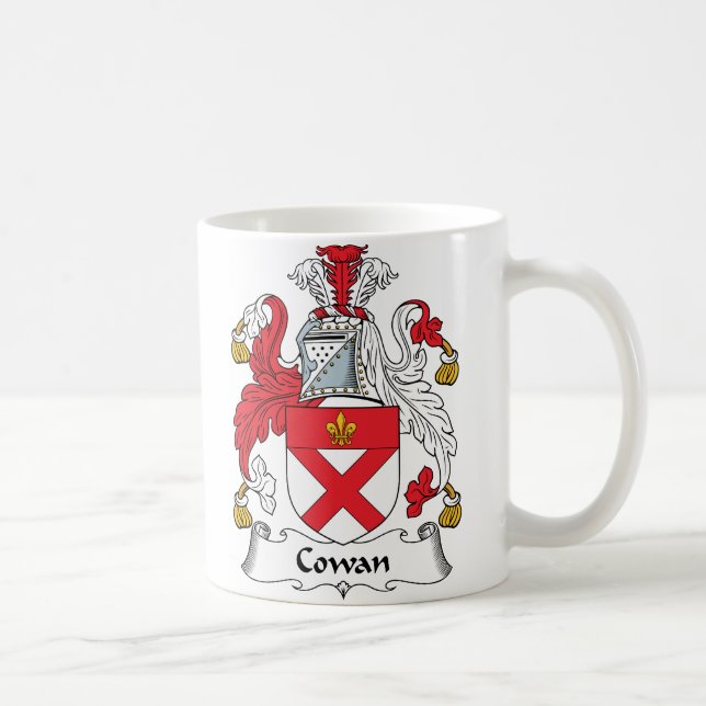 Taza De Café Escudo de la familia de Cowan (Derecha)