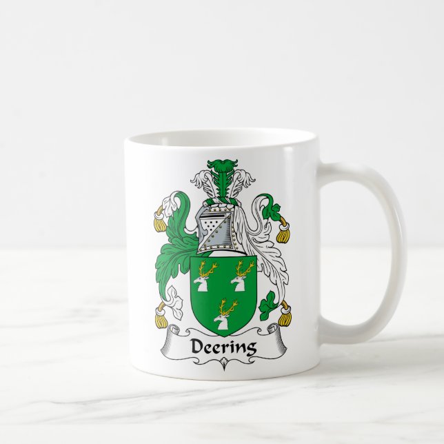 Taza De Café Escudo de la familia de Deering (Derecha)