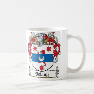 Taza De Café Escudo de la familia de Delany