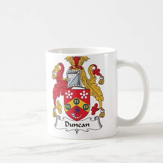 Taza De Café Escudo de la familia de Duncan