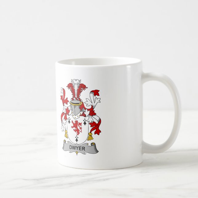 Taza De Café Escudo de la familia de Dwyer (Derecha)