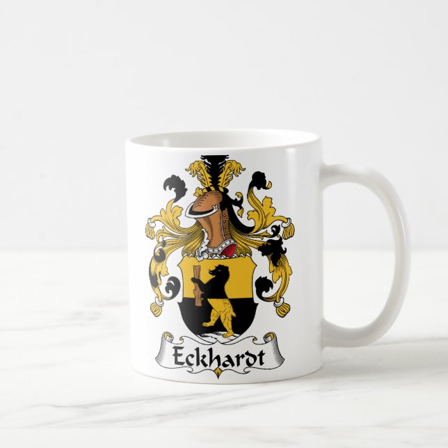 Taza De Café Escudo de la familia de Eckhardt (Derecha)