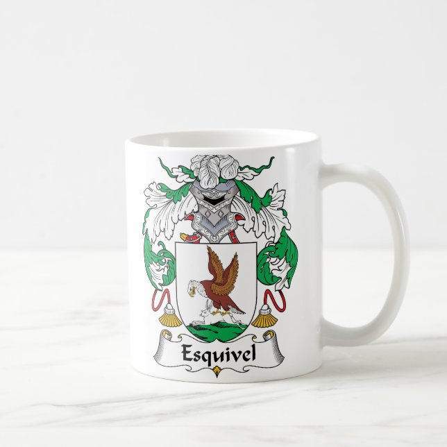 Taza De Café Escudo de la familia de Esquivel (Derecha)