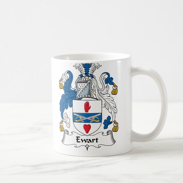 Taza De Café Escudo de la familia de Ewart (Derecha)