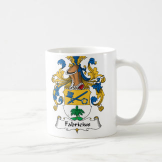 Taza De Café Escudo de la familia de Fabricius