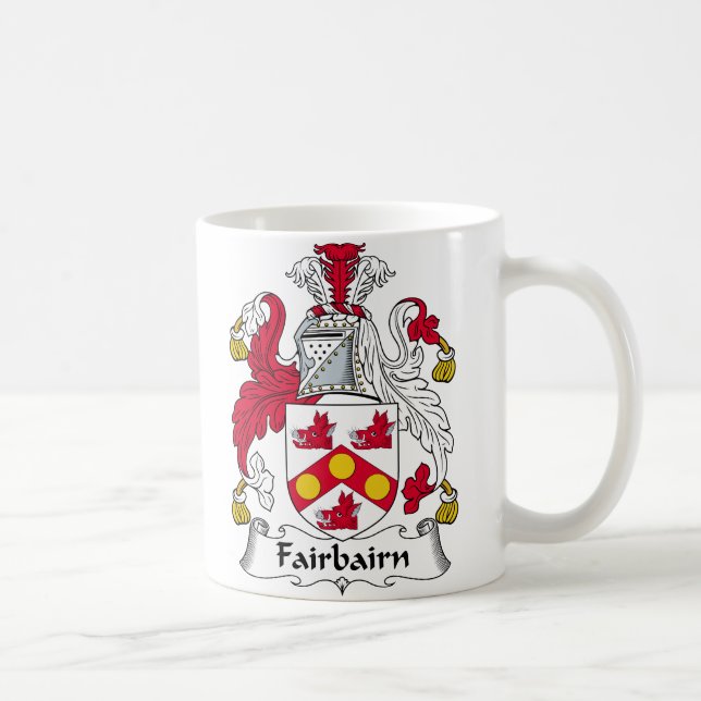 Taza De Café Escudo de la familia de Fairbairn (Derecha)