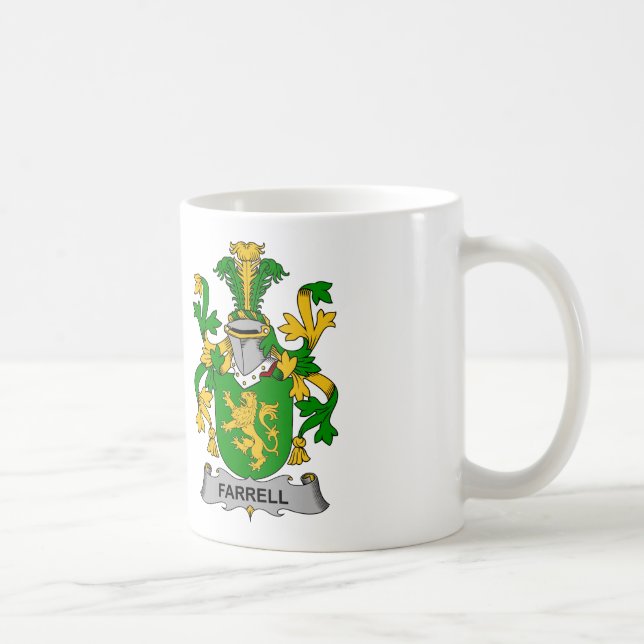 Taza De Café Escudo de la familia de Farrell (Derecha)
