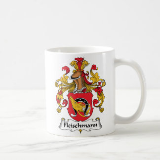 Taza De Café Escudo de la familia de Fleischmann