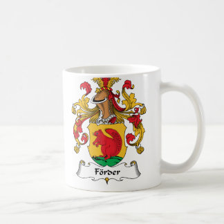 Taza De Café Escudo de la familia de Forder