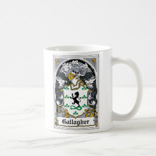 Taza De Café Escudo de la familia de Gallagher