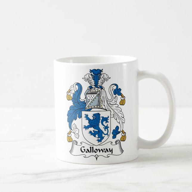 Taza De Café Escudo de la familia de Galloway (Derecha)