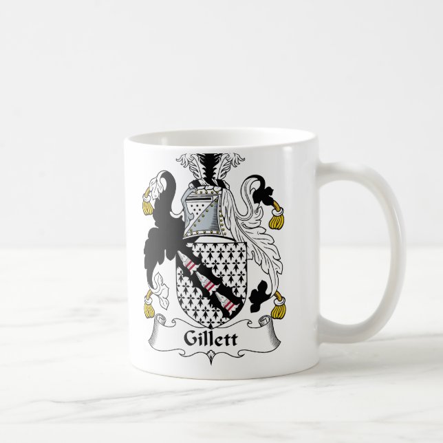 Taza De Café Escudo de la familia de Gillett (Derecha)