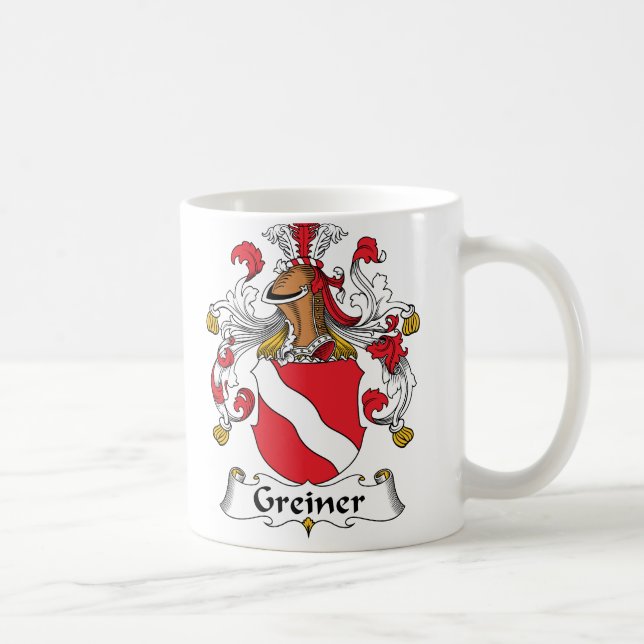 Taza De Café Escudo de la familia de Greiner (Derecha)
