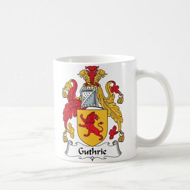 Taza De Café Escudo de la familia de Guthrie (Derecha)