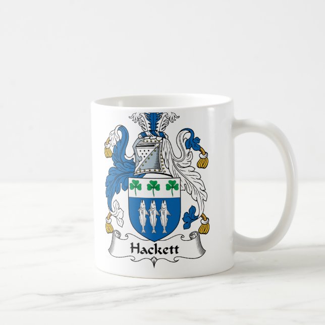 Taza De Café Escudo de la familia de Hackett (Derecha)