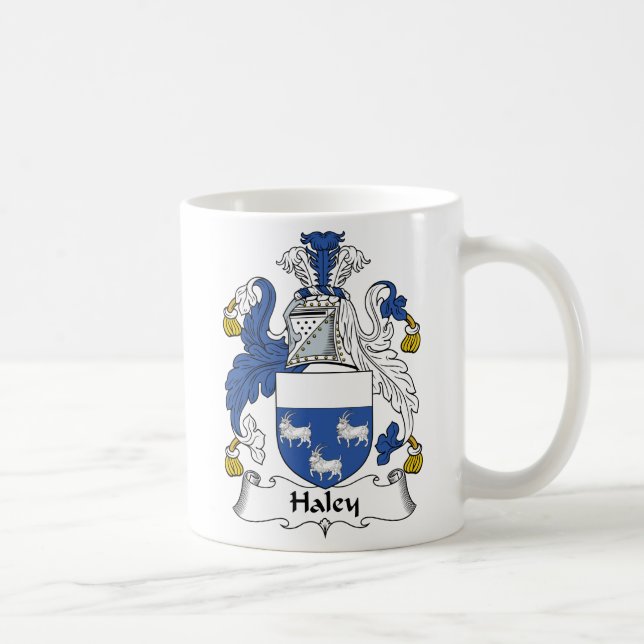 Taza De Café Escudo de la familia de Haley (Derecha)
