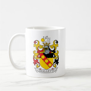 Taza De Café Escudo de la familia de Hallett