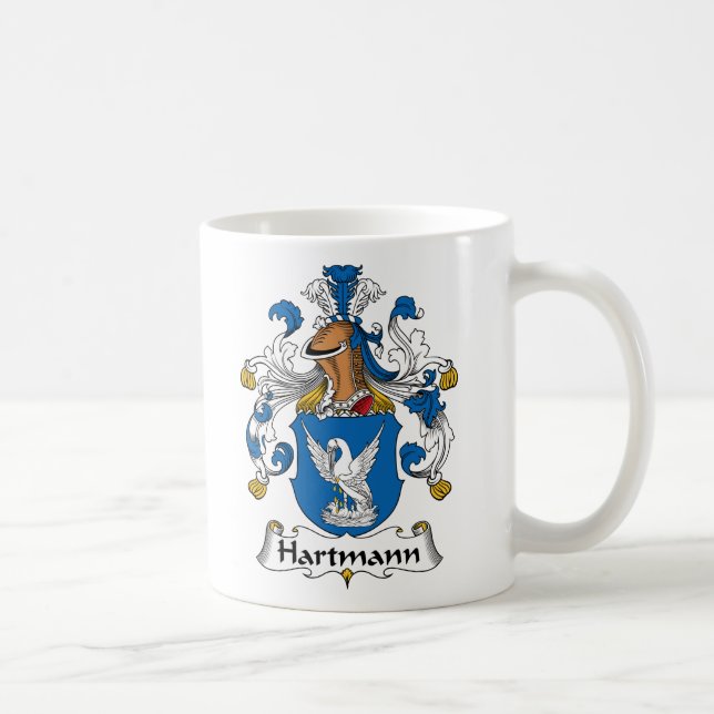Taza De Café Escudo de la familia de Hartmann (Derecha)