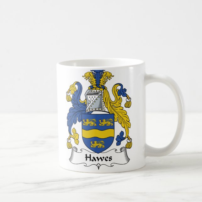 Taza De Café Escudo de la familia de Hawes (Derecha)