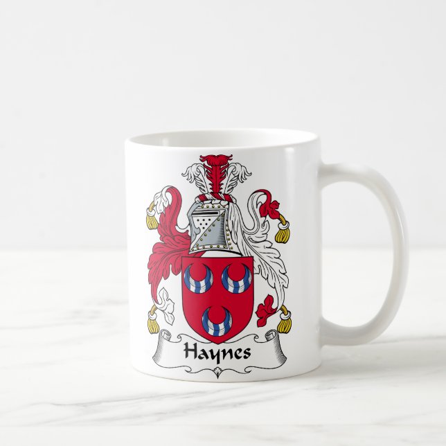 Taza De Café Escudo de la familia de Haynes (Derecha)