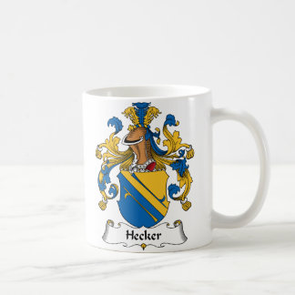 Taza De Café Escudo de la familia de Hecker