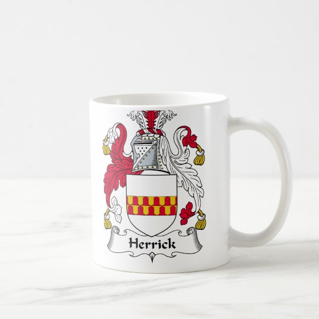Taza De Café Escudo de la familia de Herrick (Derecha)