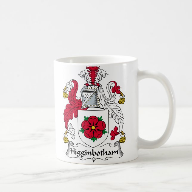 Taza De Café Escudo de la familia de Higginbotham (Derecha)